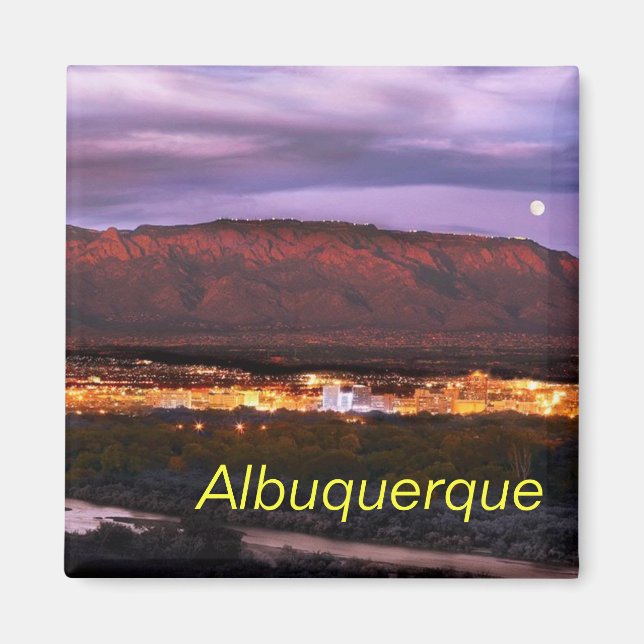 Albuquerque neuer mexico-Magnet Magnet (Vorne)
