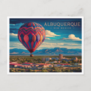 Albuquerque New Mexico ein Heißluftballons Postkarte