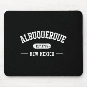 Albuquerque New Mexico Est 1706 Vintage Retro Mousepad