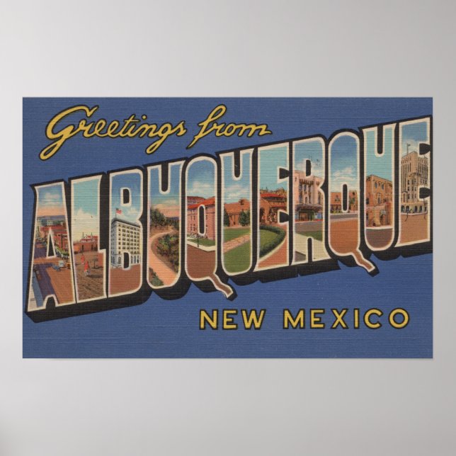 Albuquerque, New Mexico - Große Briefszenen Poster (Vorne)