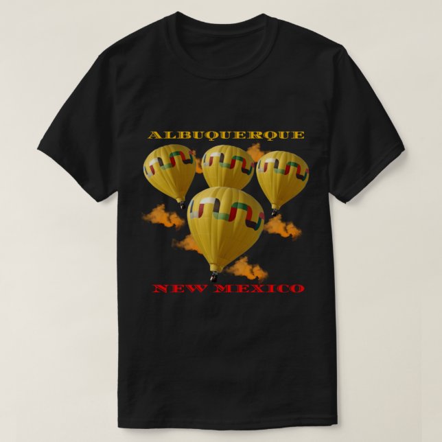 Albuquerque New Mexico Hot Air Ballon Fiesta T-Shirt (Design vorne)