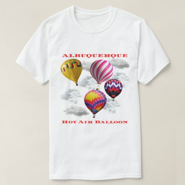 Albuquerque New Mexico Hot Air Ballon Fiesta T-Shirt (Design vorne)
