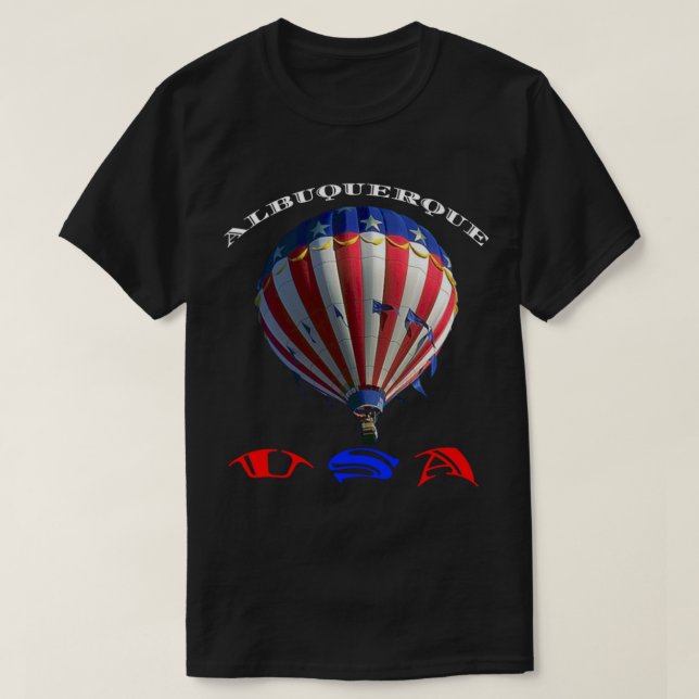 Albuquerque New Mexico Hot Air Ballon Fiesta T-Shirt (Design vorne)