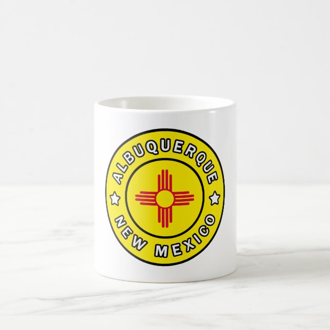 Albuquerque New Mexico Kaffeetasse (Mittel)