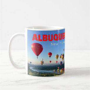 Albuquerque New Mexico Kaffeetasse Heißluftballons