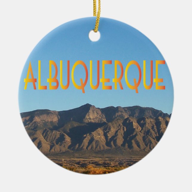 Albuquerque New Mexico Keramikornament (Vorne)