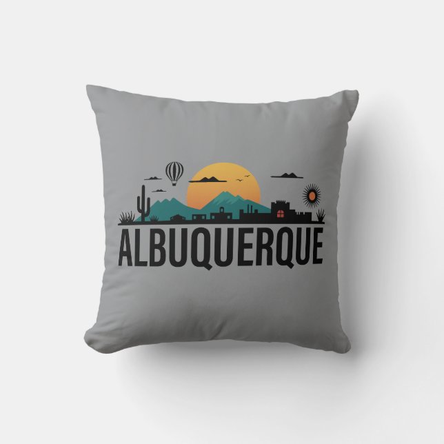 Albuquerque New Mexico Kissen (Vorderseite)