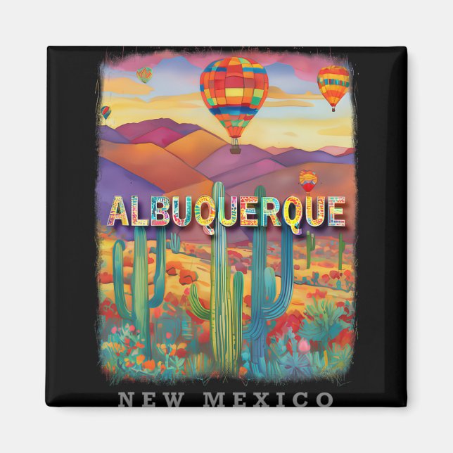 Albuquerque New Mexico Nm Desert Oasis Sd316  Magnet (Vorne)