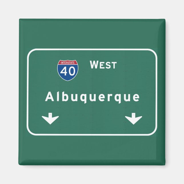 Albuquerque New Mexico nm Interstate Highway : Magnet (Vorne)