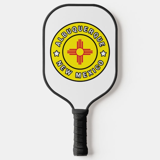 Albuquerque New Mexico Pickleball Schläger (Vorderseite)
