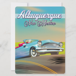 Albuquerque New Mexico Reiseplakat.