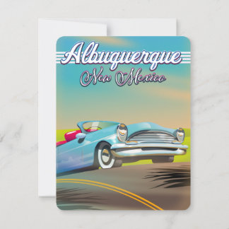Albuquerque New Mexico Reiseplakat.