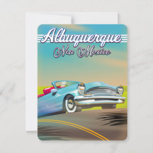 Albuquerque New Mexico Reiseposter.