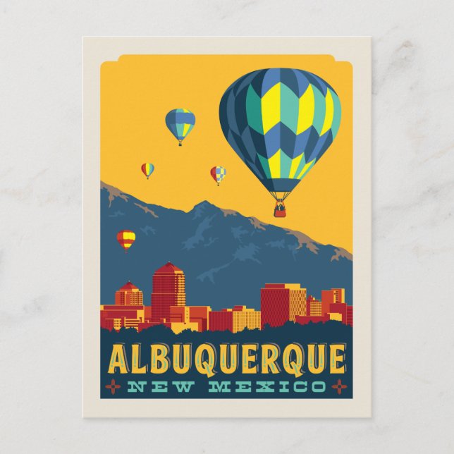 Albuquerque, New Mexico | Save The Date Ankündigungspostkarte (Vorderseite)