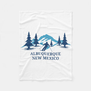 Albuquerque New Mexico Skigebiet Skifahren Skifahr Fleecedecke