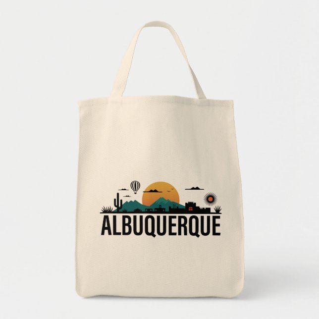 Albuquerque New Mexico Tragetasche (Vorne)