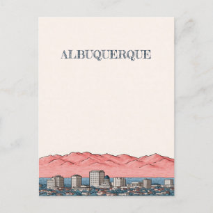 Albuquerque New Mexico Travel Postcard Postkarte