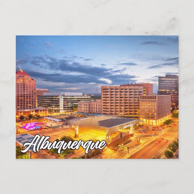 Albuquerque, New Mexico, Vereinigte Staaten Postkarte (Vorderseite)