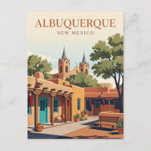 Albuquerque Old Town New Mexico Postkarte
