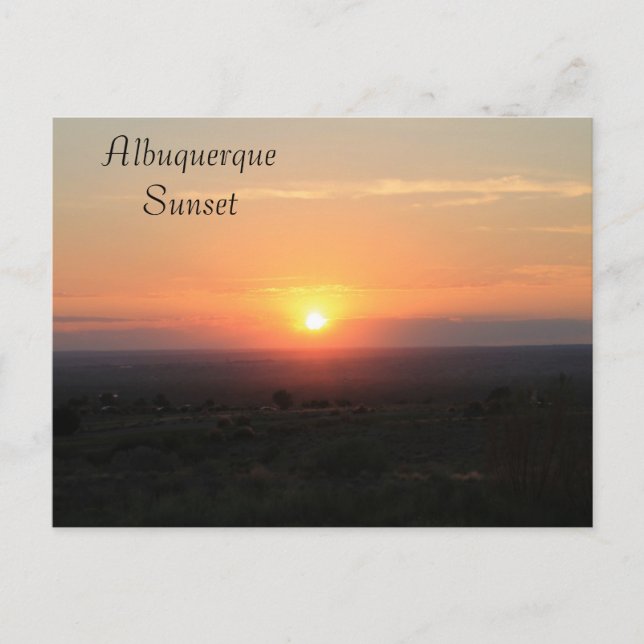 Albuquerque Postkarte (Vorderseite)