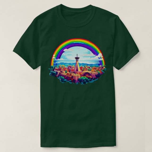 Albuquerque Rainbow T-Shirt (Design vorne)