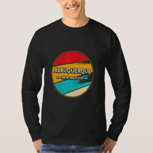 Albuquerque Retro Vintag Sunset US Staat New Mexi T-Shirt