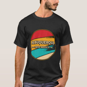 Albuquerque Retro Vintag Sunset US Staat New Mexi T-Shirt