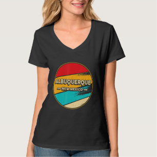Albuquerque Retro Vintag Sunset US Staat New Mexi T-Shirt