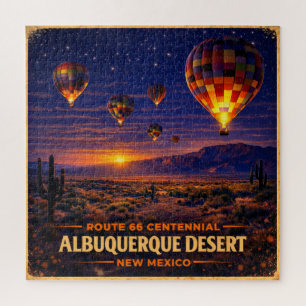 Albuquerque Route 66 Wüsten-Familienspielabend Puzzle