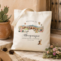 Albuquerque Wüstenhochzeits-Willkommens-Tragetasch