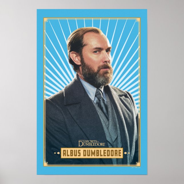 Albus Dumbledore-Zeichen Grafik Poster (Vorne)