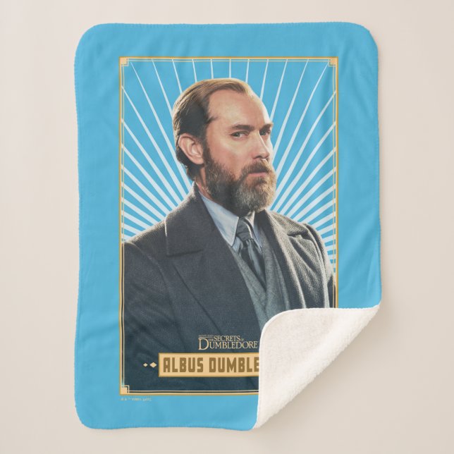 Albus Dumbledore-Zeichen Grafik Sherpadecke (Vorderseite)