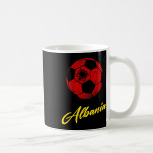 Albynia Fußball Byll,Albynia Flagge,Flagge von Alb Kaffeetasse