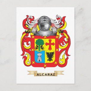 Alcaraz-Wappen (Familienwappen) Postkarte
