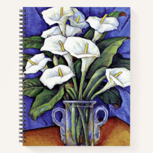 Alcatraces, Blumenmalerei, Notizbuch