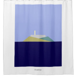 Alcatraz Duschvorhang! Duschvorhang