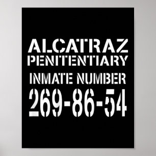 Alcatraz Gefängnis Funny Prisoner Kostüm Halloween Poster