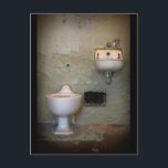 Alcatraz Gefängniszelle Postkarte<br><div class="desc">Im Inneren der dunklen und kalten Gefängniszelle von Alcatraz.</div>