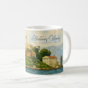 Alcatraz-Insel – San Francisco Reiseziel Kaffeetasse