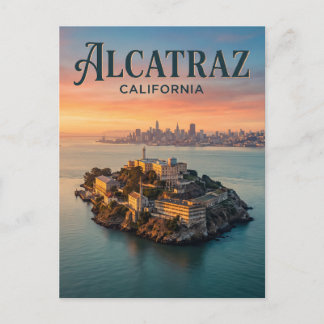 Alcatraz Island California Postkarte
