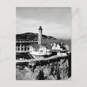 Alcatraz Island Lighthouse Postkarte