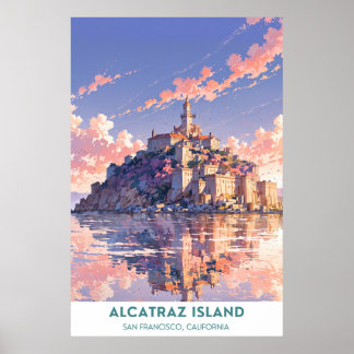 Alcatraz Island - San Francisco, Kalifornien Poster