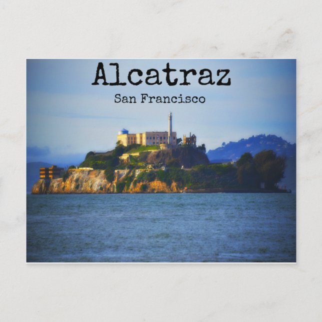 Alcatraz Island San Francisco Kalifornien Postkarte (Vorderseite)