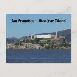 Alcatraz Island - San Francisco Postcard Postkarte
