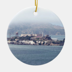 Alcatraz Keramik Ornament