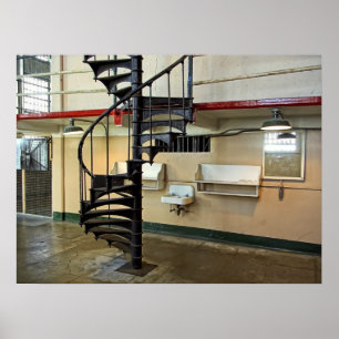 Alcatraz Penitentin Barber Shop Poster