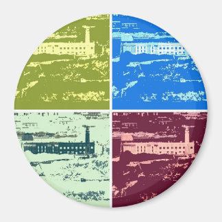 Alcatraz Pop Art Magnet