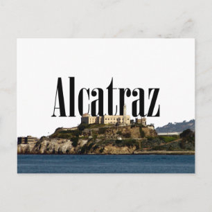 Alcatraz Postcard mit Alcatraz im Himmel Postkarte