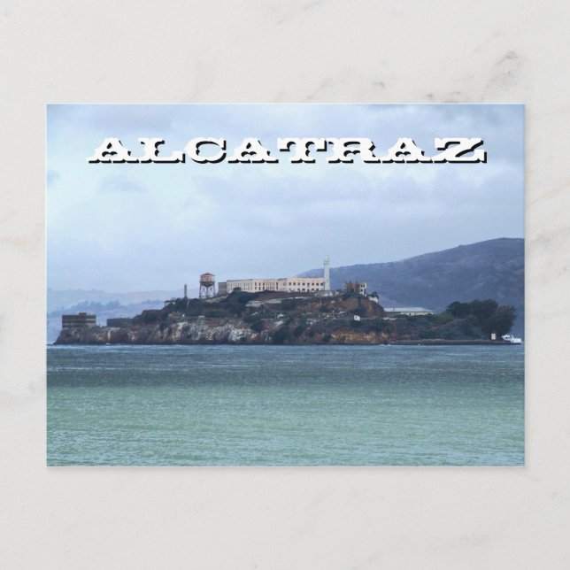 Alcatraz Postkarte (Vorderseite)