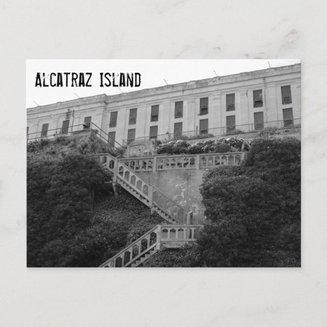Alcatraz Prison Postkarte (Vorderseite)